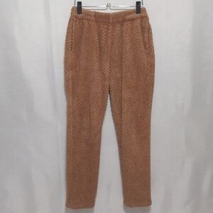 Love University Sherpa Plush Teddy Jogger Pants Medium Soft Cozy Loungewear